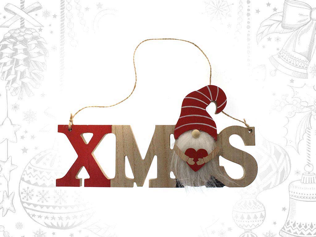COLGANTE XMAS SANTA ROJO cod. 9317264