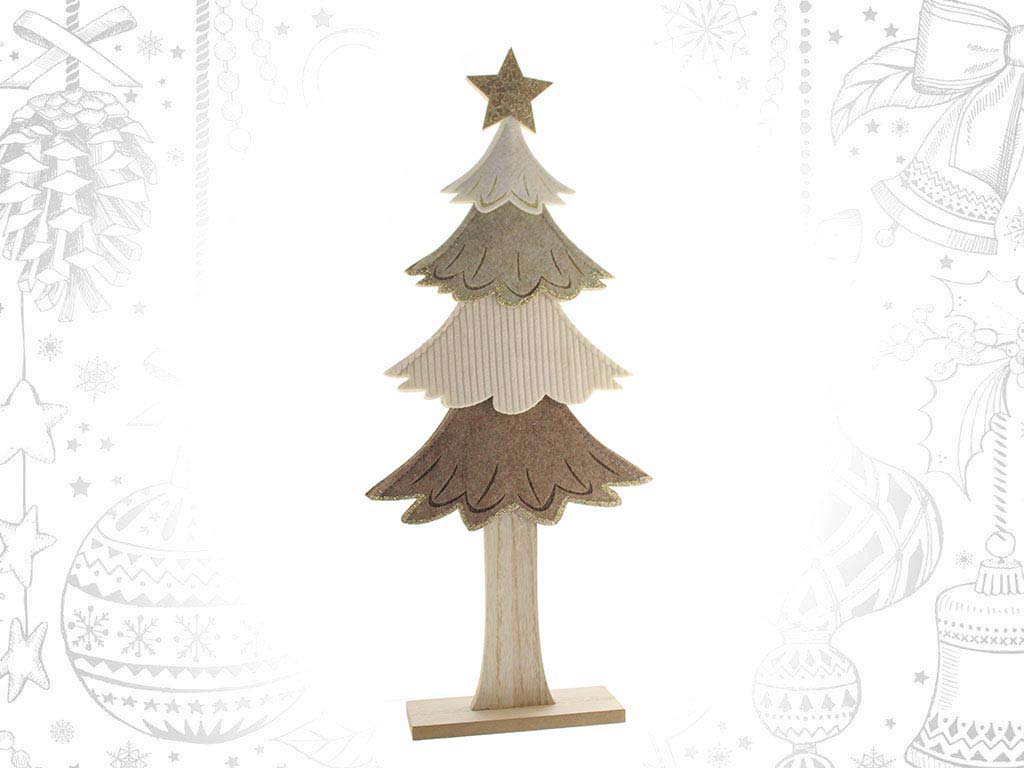 FIGURA FELPA ARBOL MARRON cod. 9317278