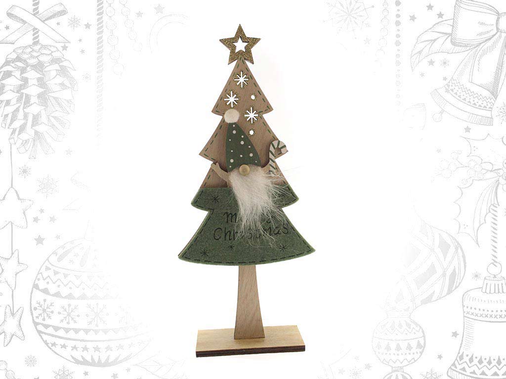 ALBERO VERDE BABBO NATALE GDE. cod. 9317284