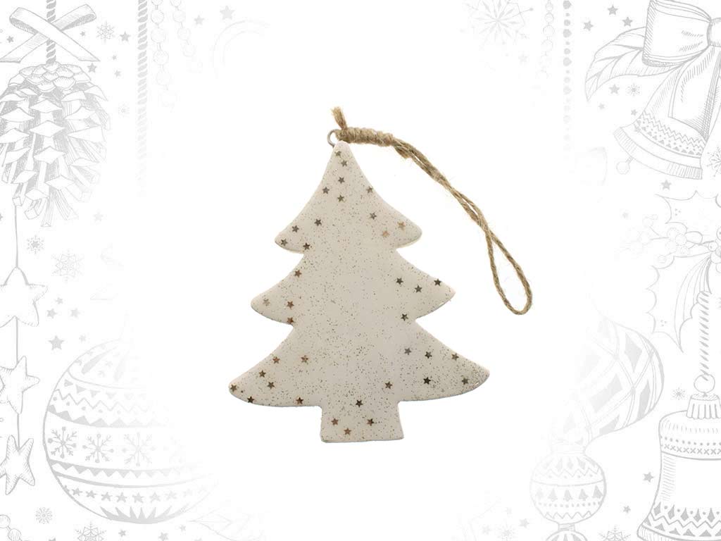 ORNEMENT ARBRE BLANC PET. cod. 9317409