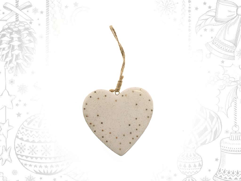 COLGANTE CORAZON BLANCO PEQ. cod. 9317411