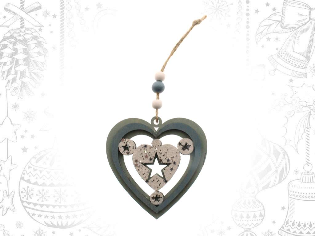 COLGANTE CORAZON AZUL PEQ. cod. 9317502