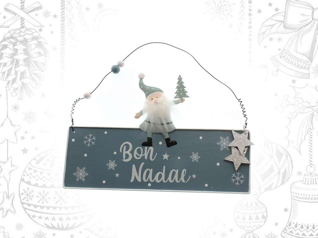 COLGANTE SANTA AZUL BON NADAL cod. 9317506
