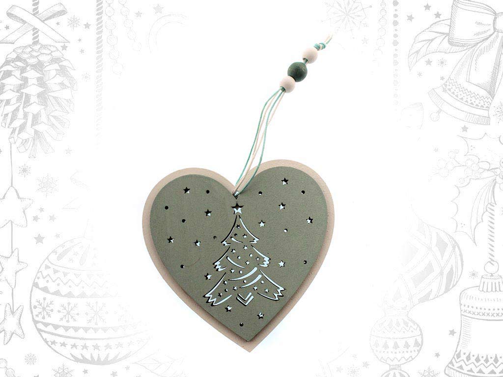 ORNAMENTO CUORE BIANCO PICC. cod. 9317514