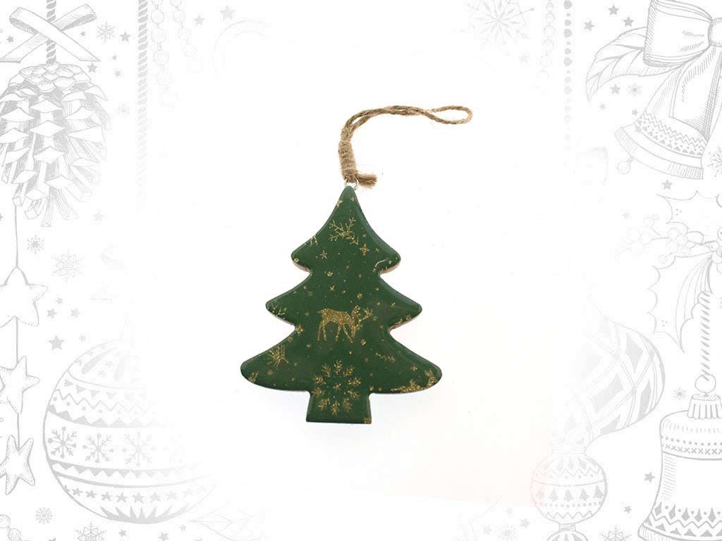 SMALL GREEN TREE ORNAMENT cod. 9317535