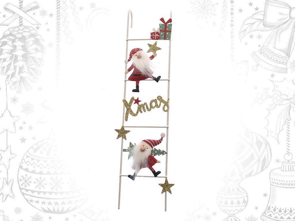 ESCALERA METAL SANTA ROJO PEQ. cod. 9317605