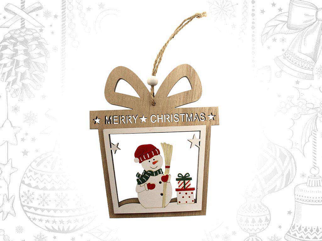 SNOWMAN GIFT ORNAMENT cod. 9317643