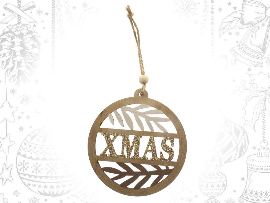 ORNAMENTO BOLA XMAS DOURADO cod. 9317690