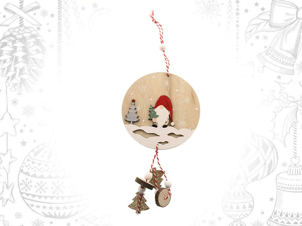 LARGE RED SANTA BAUBLE ORNAMENT cod. 9317736