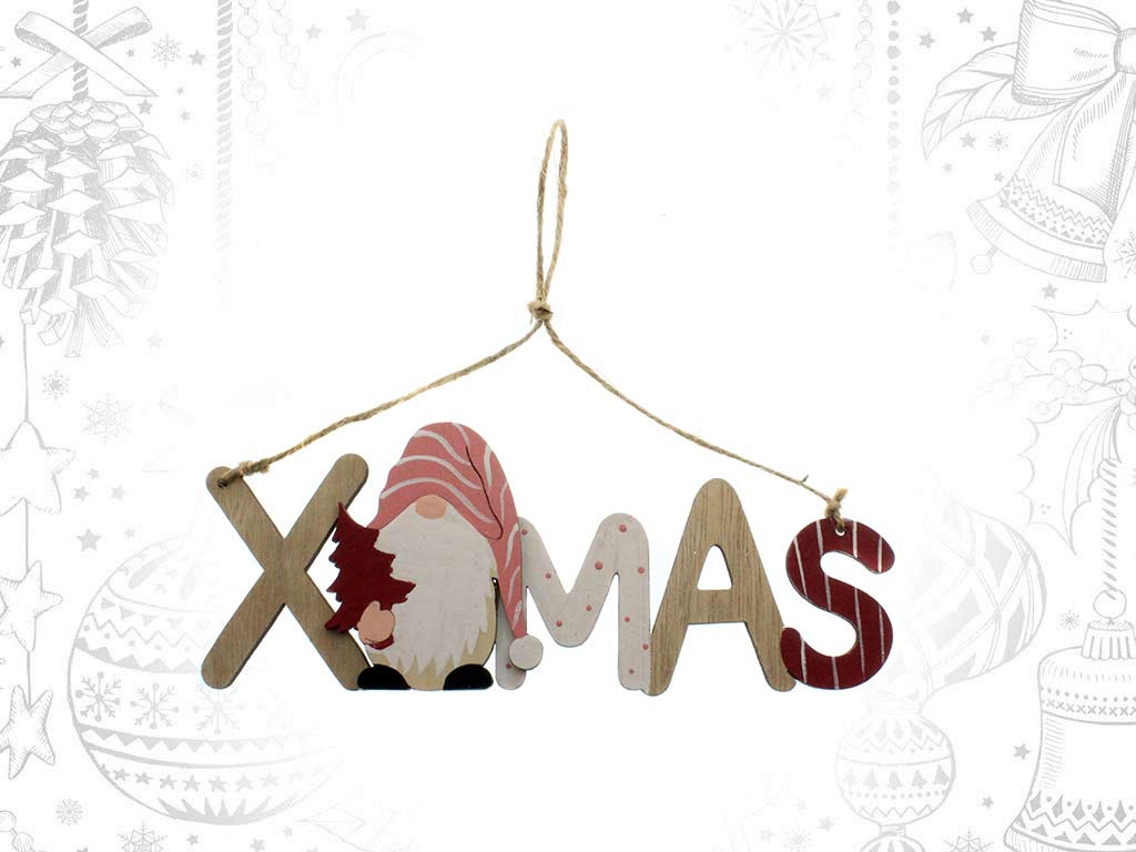 COLGANTE XMAS SANTA ROSA cod. 9317773