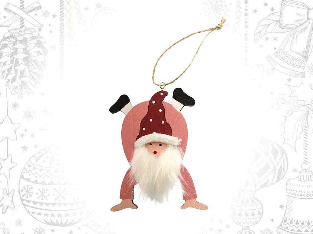 PINK SANTA ORNAMENT cod. 9317793