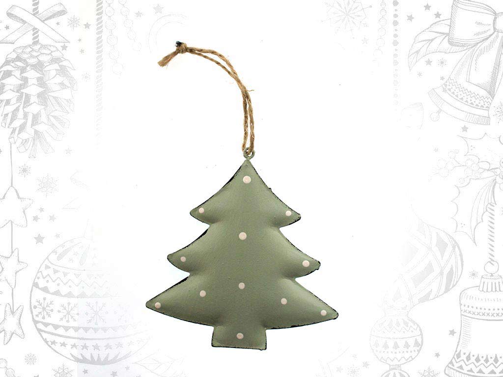 ORNAMENTO ARVORE METAL VERDE cod. 9317948