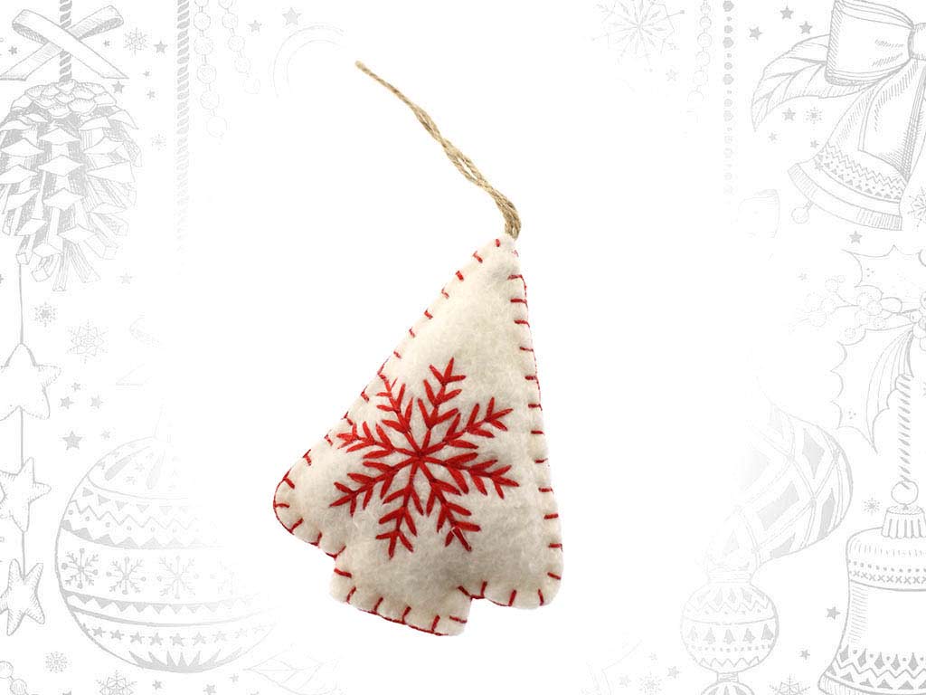 ORNAMENTO ALBERO BIANCO cod. 9318001