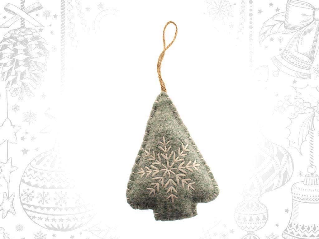 ORNAMENTO ALBERO VERDE cod. 9318004