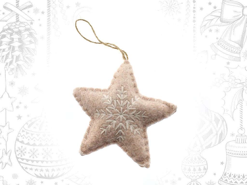 PINK STAR ORNAMENT cod. 9318007