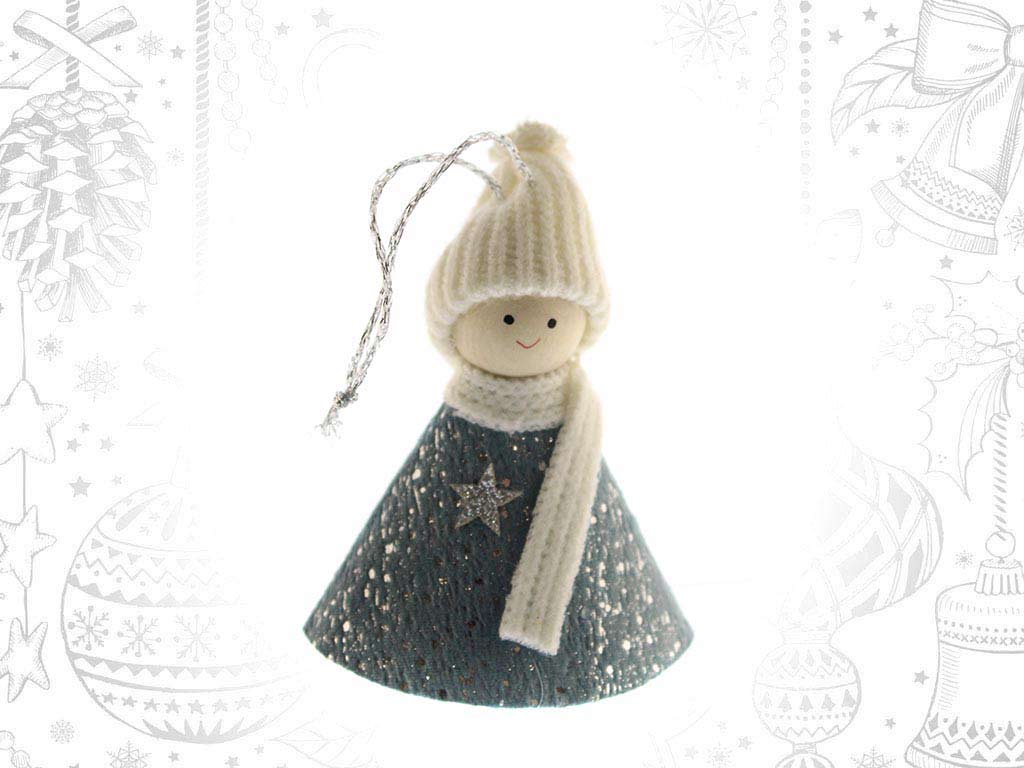 BLUE GIRL ORNAMENT cod. 9318037