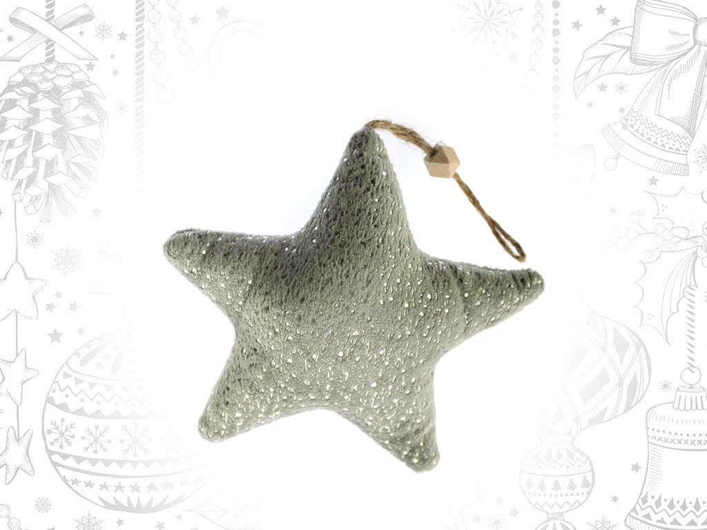 LARGE GREEN STAR ORNAMENT cod. 9318067