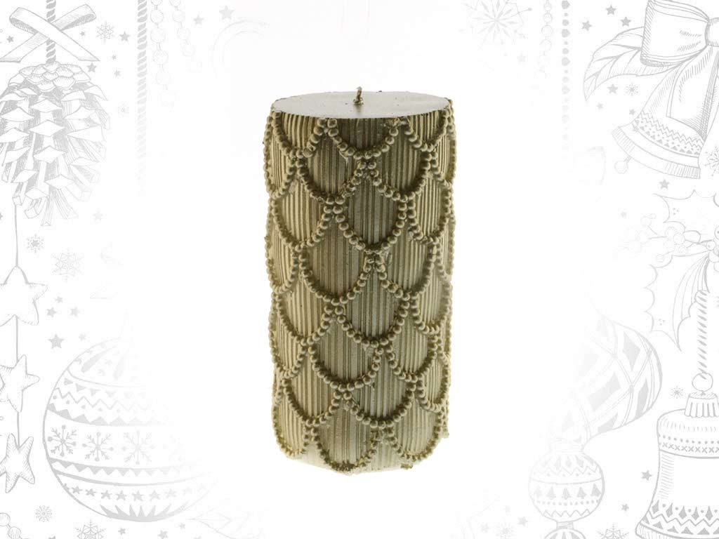 GOLDEN CYLINDER CANDLE L cod. 9318286