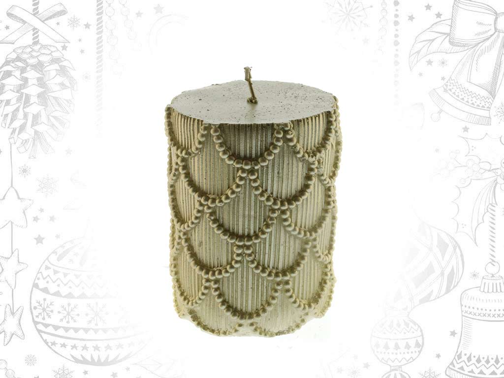 GOLDEN CYLINDER CANDLE S cod. 9318287