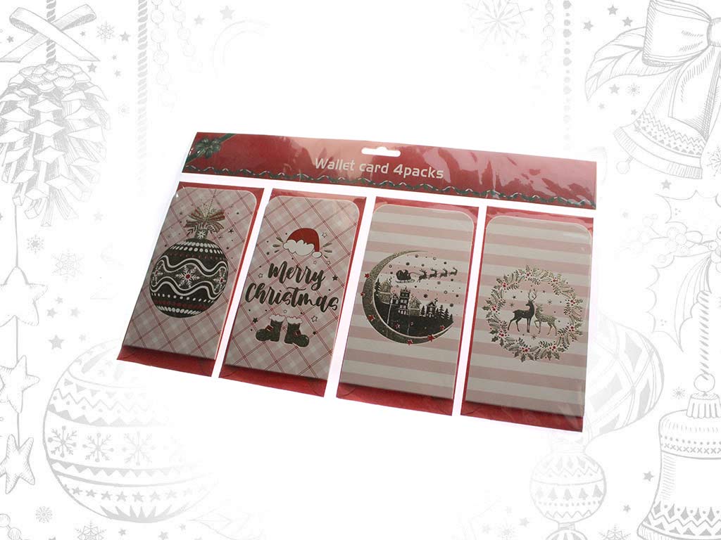 CARTEIRAS PRESENTE XMAS PAPEL cod. 9318391