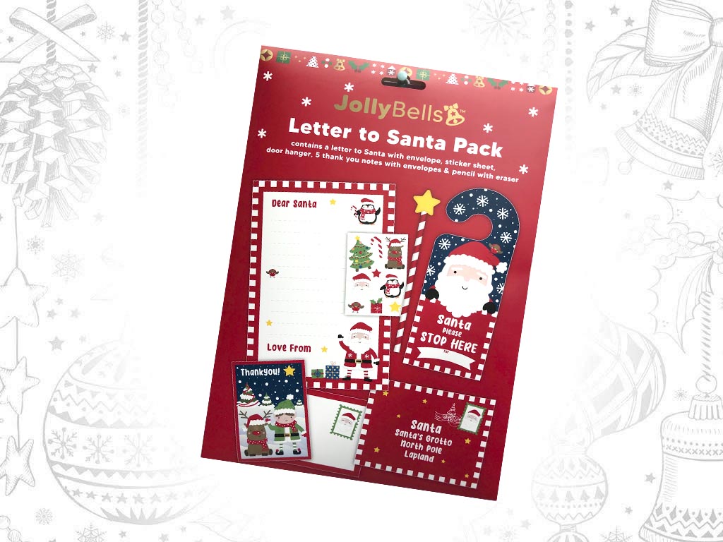 64 PCS. SET LETTER TO SANTA cod. 9318692