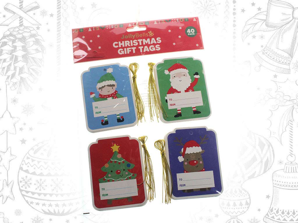 TAGS PRESENTES 40 PCS. cod. 9318695