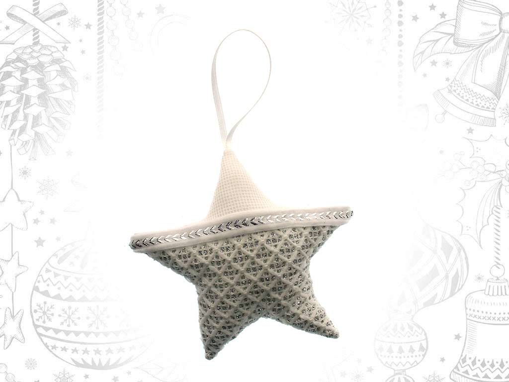 COLGANTE ESTRELLA BLANCO cod. 9318713