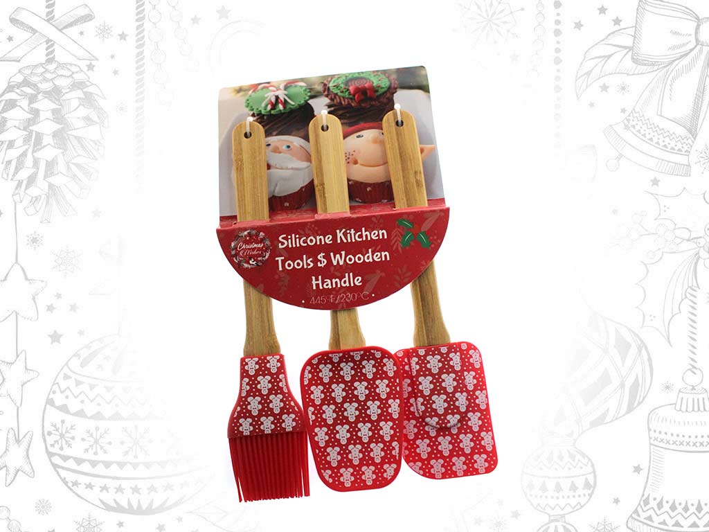 3 PCS. SET SPATULAS XMAS cod. 9318824