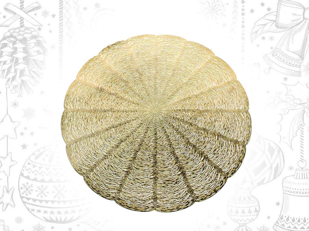 GOLDEN ROUND PLACEMAT cod. 9318831