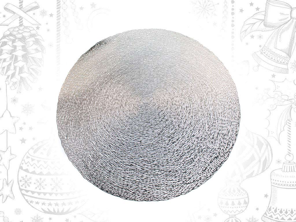 SILVER ROUND PLACEMAT cod. 9318835