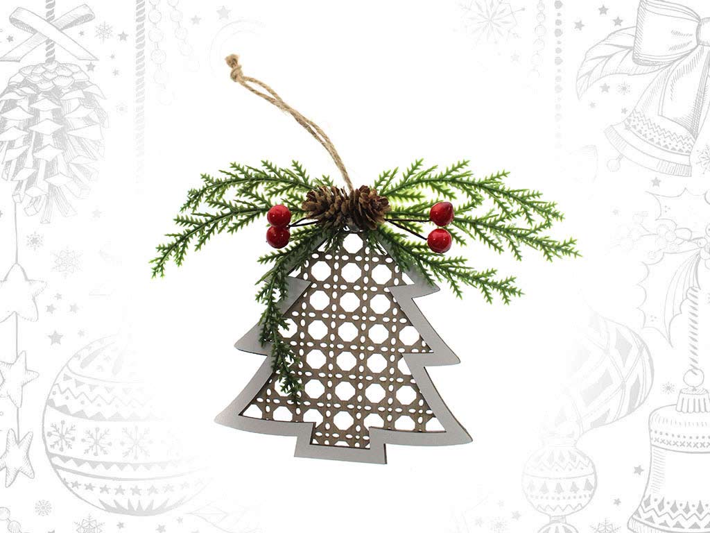 WOODEN TREE ORNEMENT cod. 9318896
