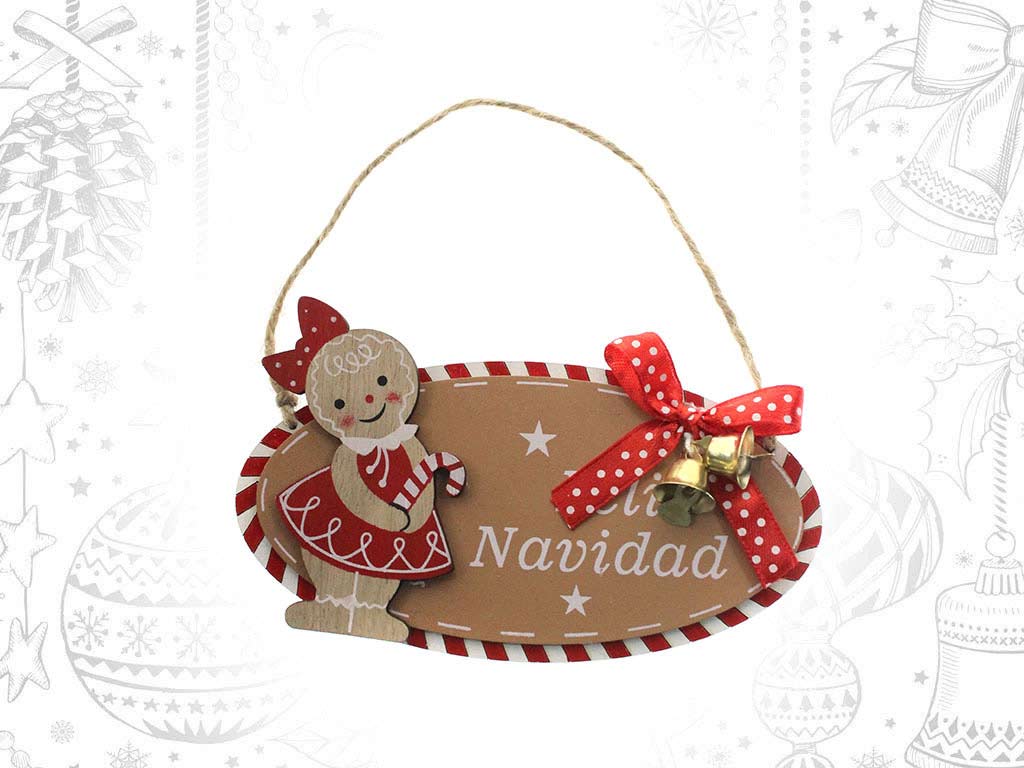 ORNEMENT CANNE SUCRE MERRY XMAS ROUGE cod. 9318902