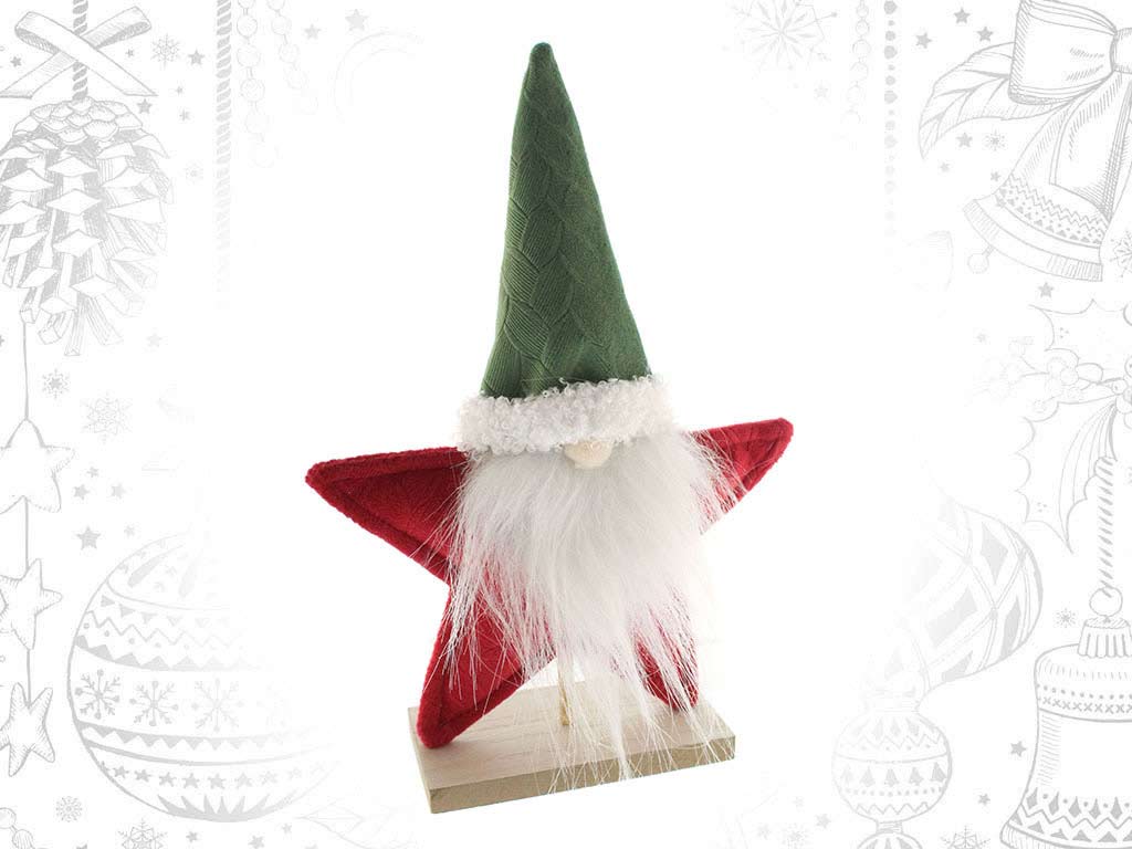 ESTRELA PAI NOEL VERMELHO/VERDE cod. 9318928