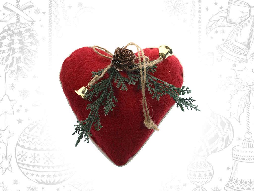 ORNEMENT COEUR ROUGE cod. 9318942