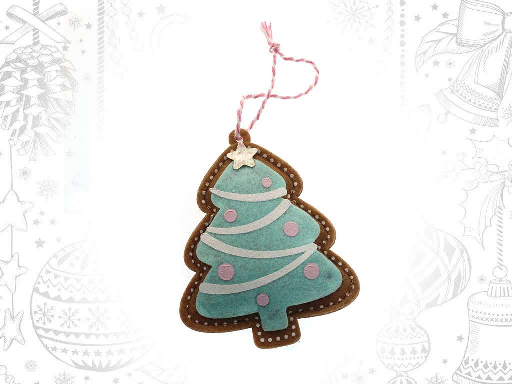 GREEN TREE FELT ORNAMENT cod. 9318966