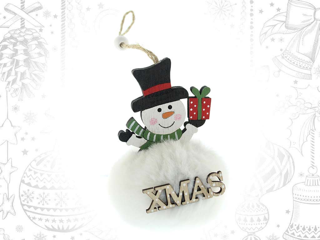 SNOWMAN BAUBLE ORNAMENT cod. 9319148