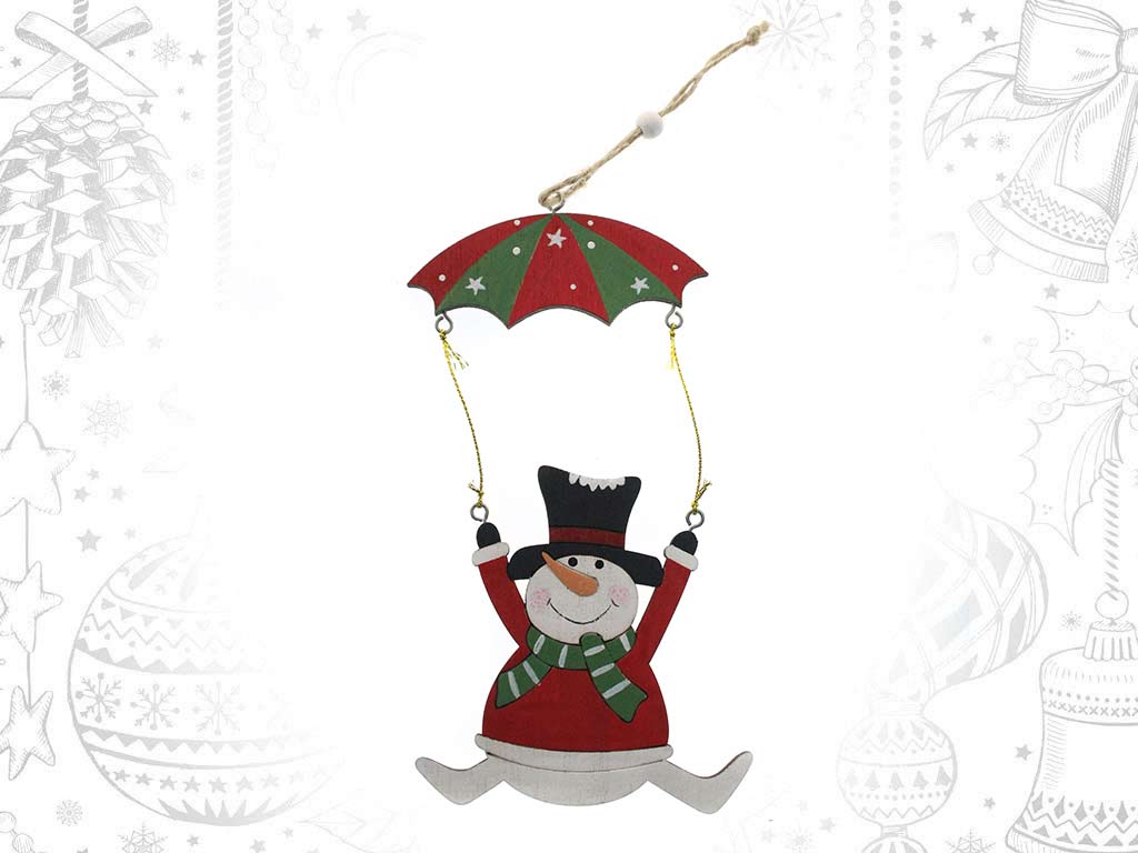 SNOWMAN PARACHUTE ORNAMENT cod. 9319155