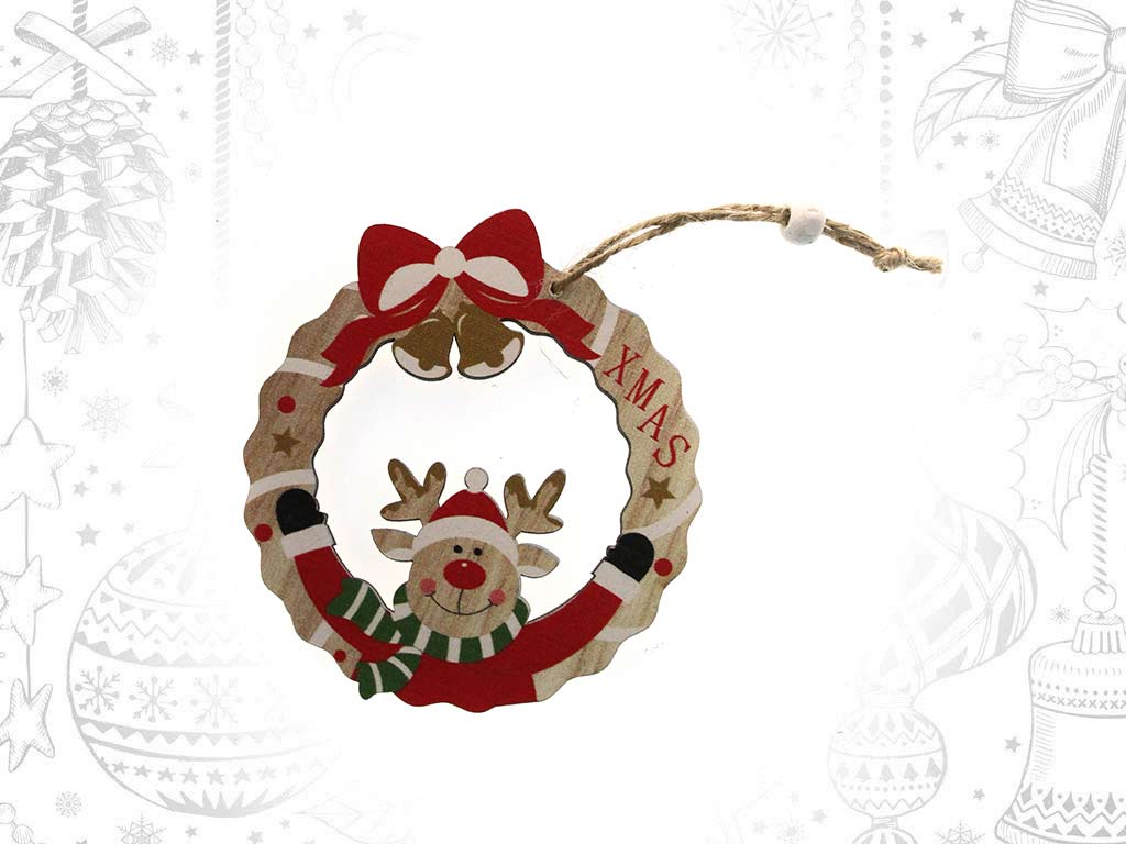 REINDEER BAUBLE ORNAMENT cod. 9319156