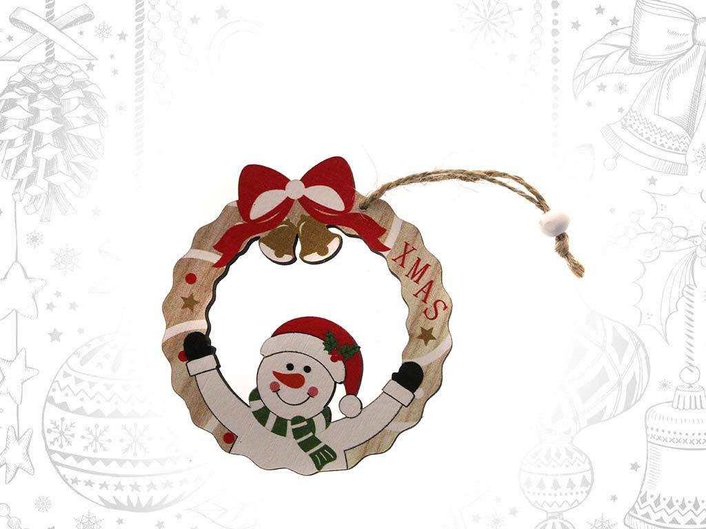 SNOWMAN BAUBLE ORNAMENT cod. 9319158