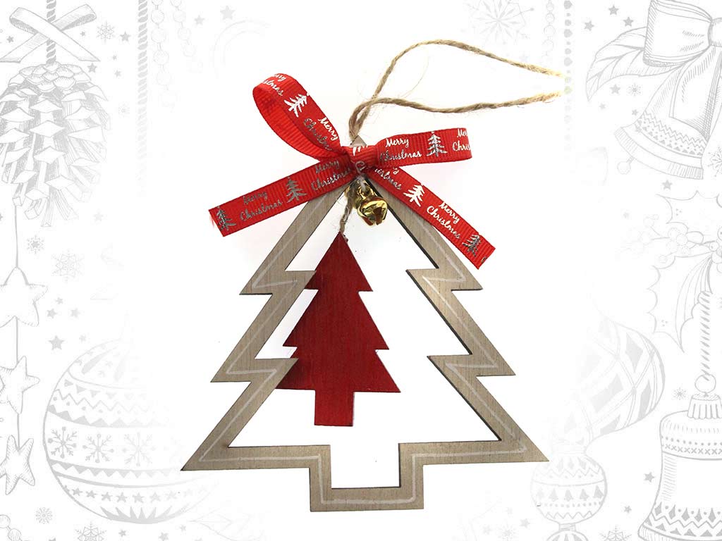 RED TREES ORNAMENT cod. 9319172