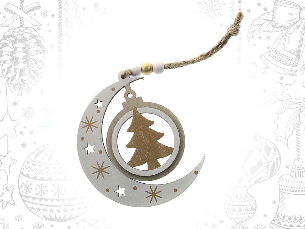 COLGANTE LUNA ARBOL BLANCA cod. 9319255