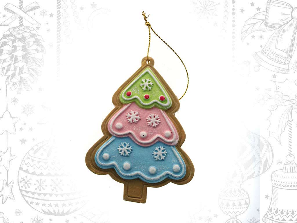 ORNEMENT ARBRE  COOKIES COULEURS cod. 9319325