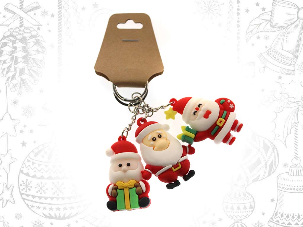 PORTE-CLEFS NOEL ASST. 3 cod. 9319379