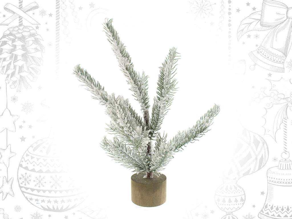 ARBRE NEIGE BASE BOIS cod. 9319393