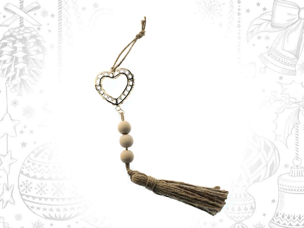 HEART FRINGES ORNAMENT cod. 9319509