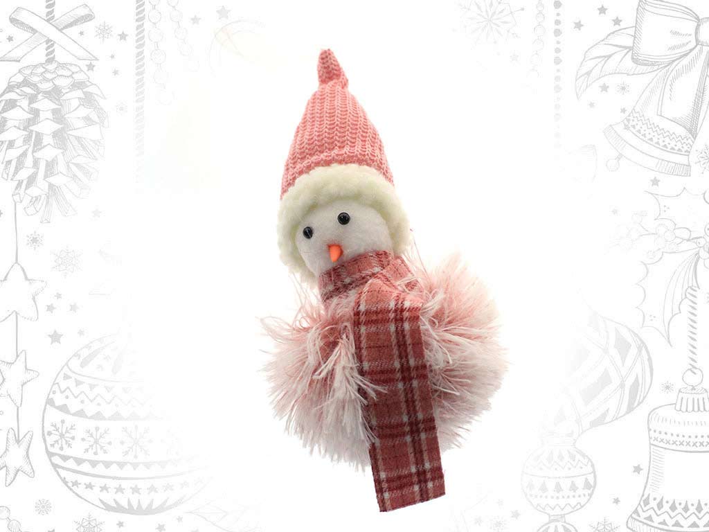 RED SNOWMAN BALL ORNEMENT cod. 9319558