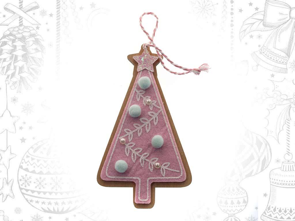 PINK TREE ORNAMENT cod. 9319710