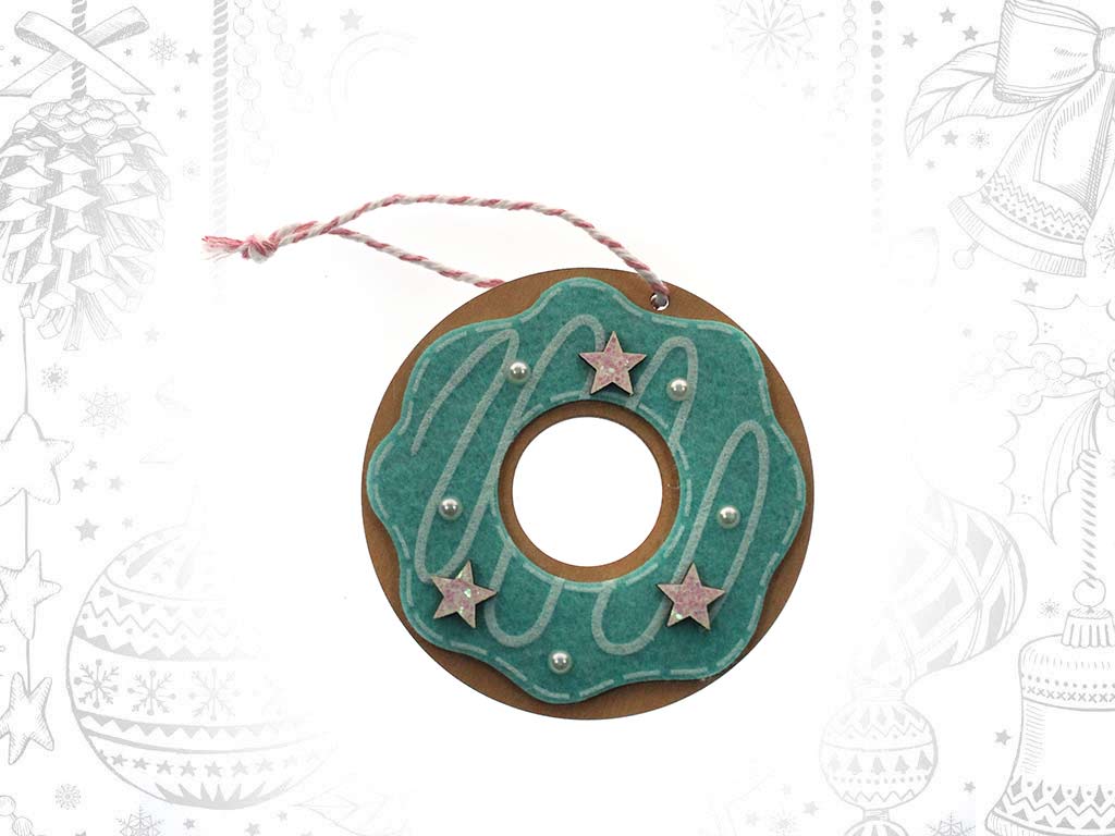 GREEN DONUT ORNAMENT cod. 9319715