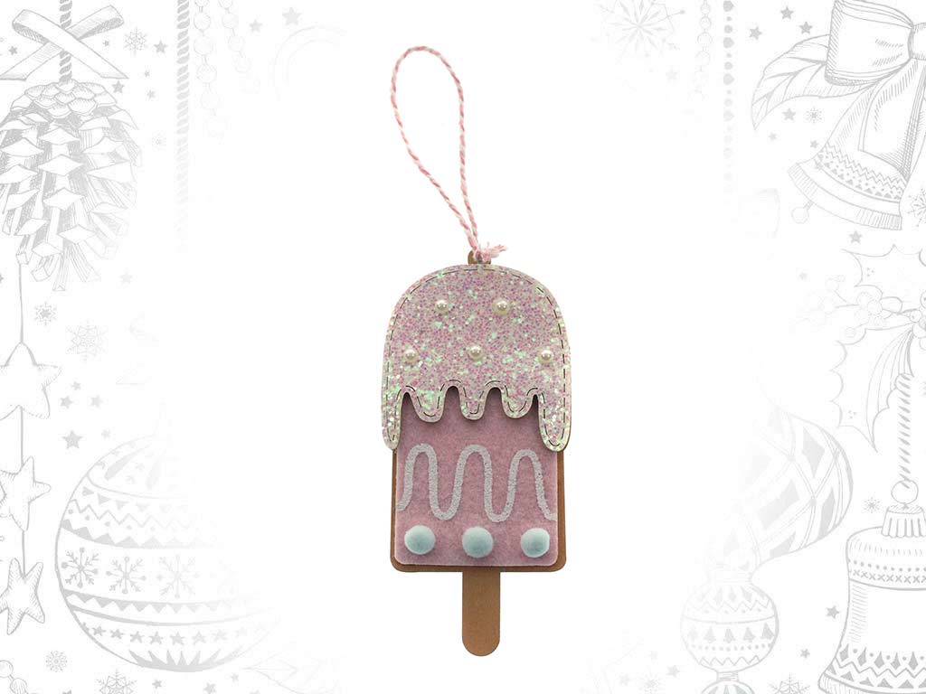 PINK ICE CREAM ORNAMENT cod. 9319725