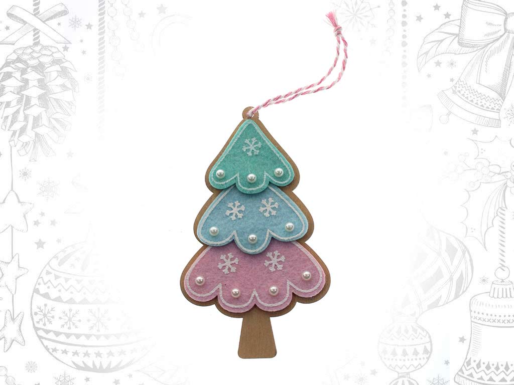 ORNAMENTO ALBERO FELTRO cod. 9319742